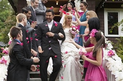 Carolin and Steve's private wedding.